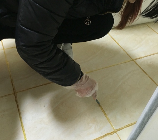 河北廊坊梁夫妇DIY美缝施工案例(图1) 河北廊坊梁夫妇DIY美缝施工案例(图1)